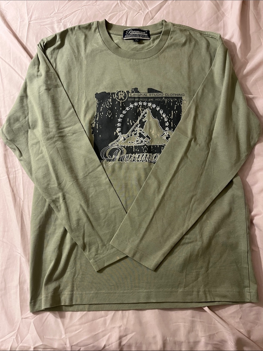 Men’s Long Sleeve Shirt - Olive Green, new without tags